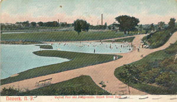 Wading Pool and Playgrounds
Postcard
