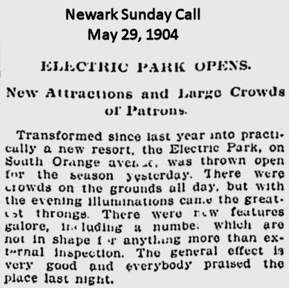 Electric Park Opens
May 29, 1904
