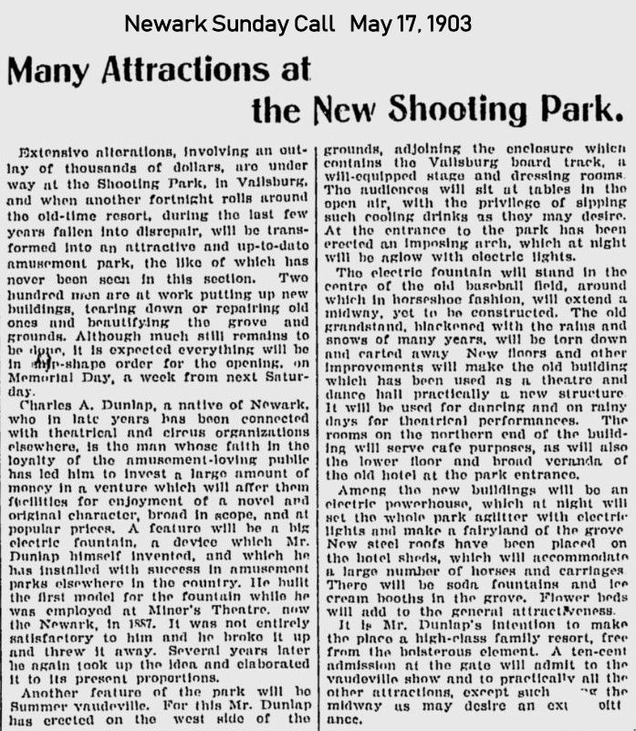 Many Attractions at the New Shooting Park
May 17, 1903
