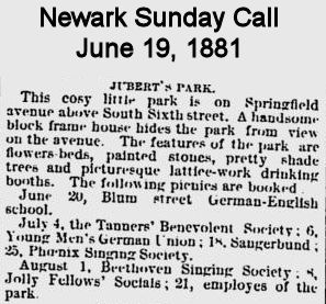Jubert's Park
June 19, 1881
