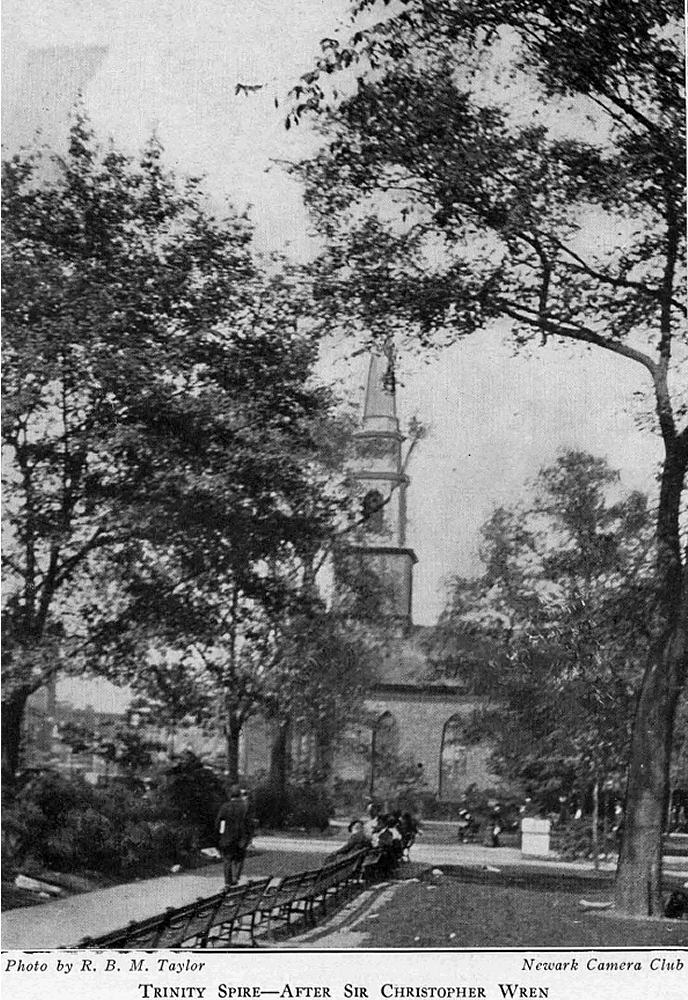 Trinity Spire
From "Shade Tree Commission of the City of Newark, New Jersey" 1918
