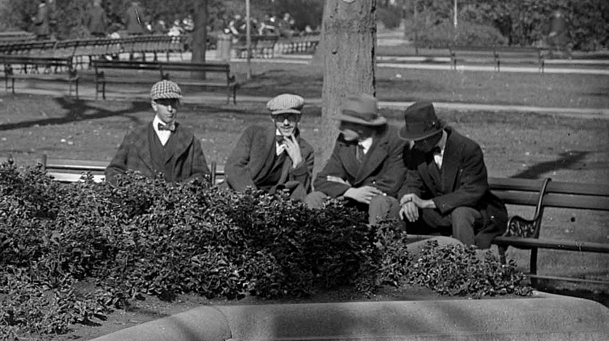 Park Bench 1917
Photo from the NY Historical Society
