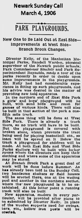 Parks Playgrounds
March 4, 1906
