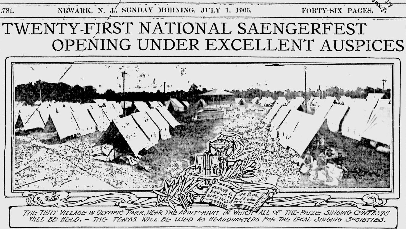 Twenty-First National Saengerfest Opening Under Excellent Auspices
July 1, 1906
