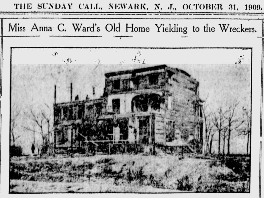 Miss Anna C. Ward's Old Home Yielding to the Wreckers
October 31, 1909

