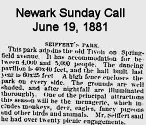 Seiffert's Park
June 19, 1881
