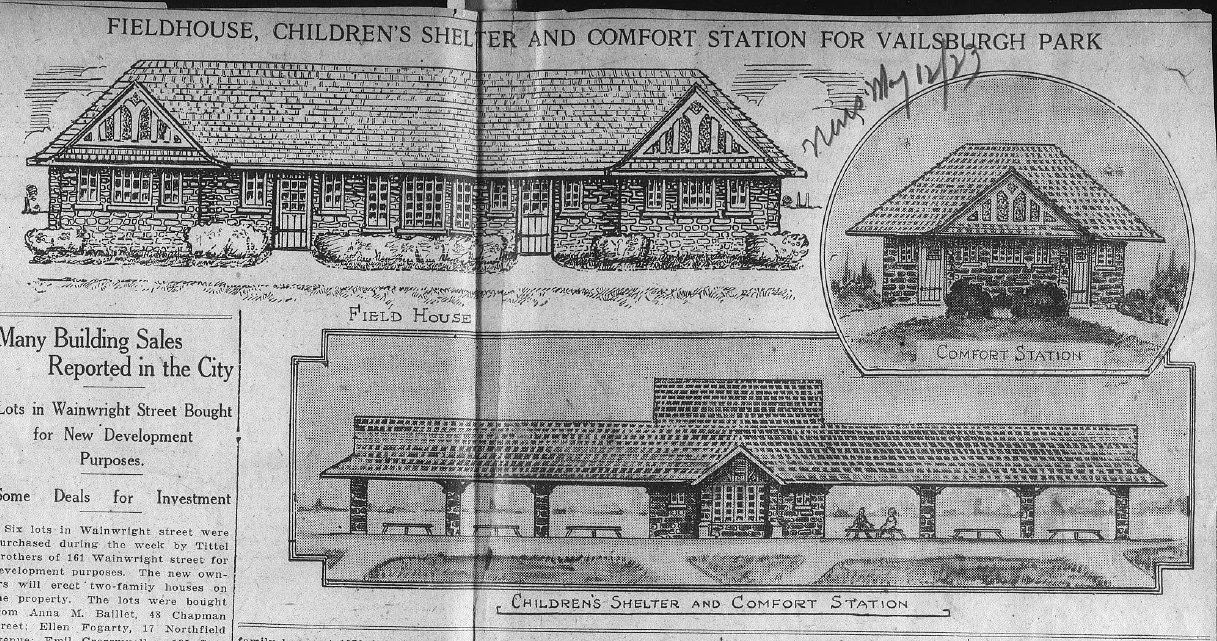 Plans for Field House & Comfort Station
